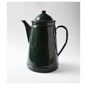 Vintage emaille theeketel