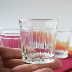 Whiskey glass set, Vintage glassware, Vodka glass