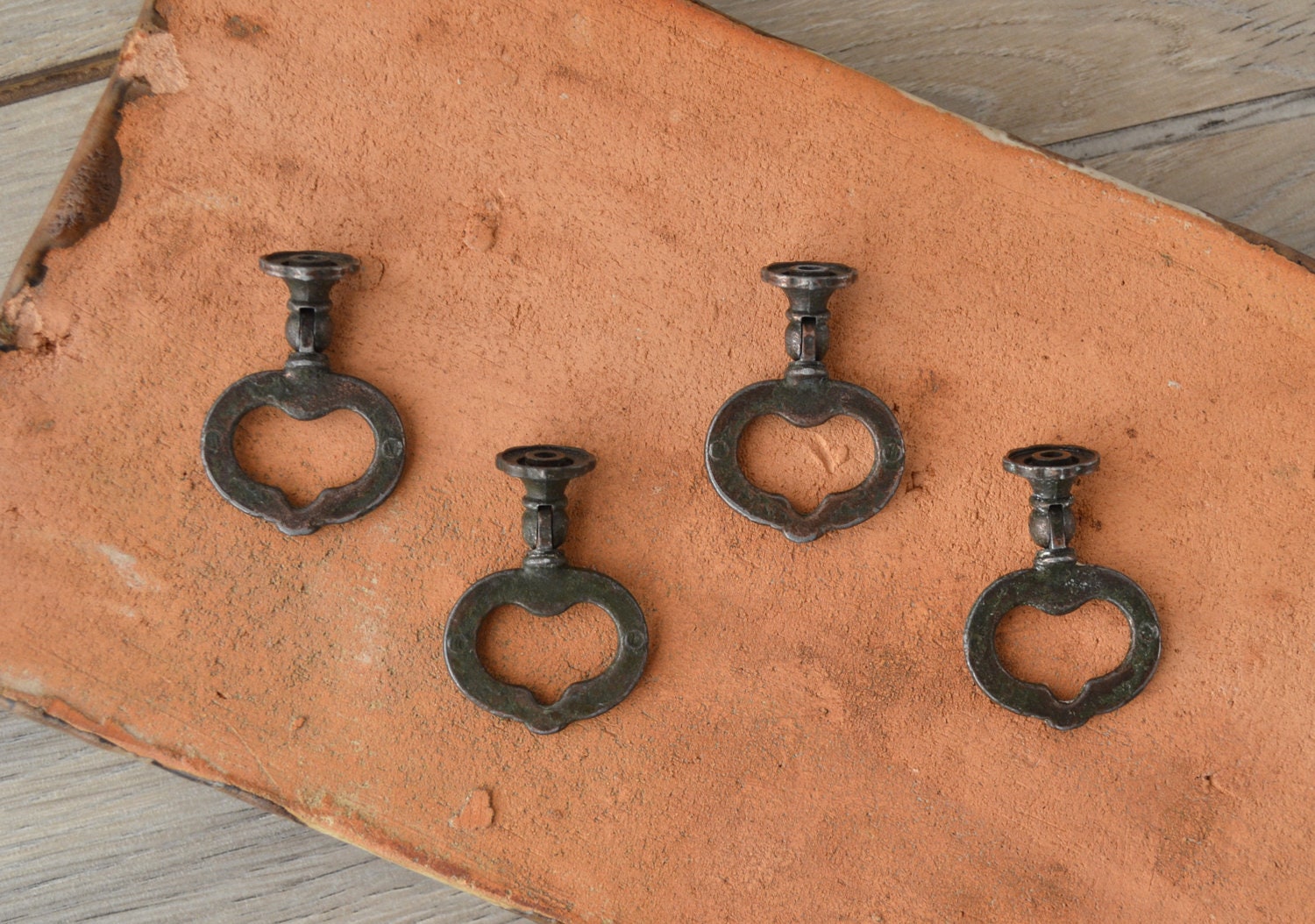 Vintage furniture handles Set of 4 handles Etsy