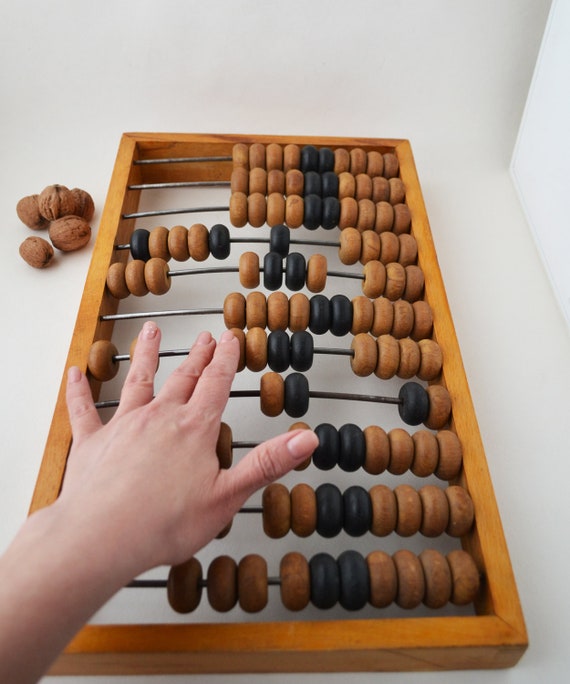 large wooden abacus