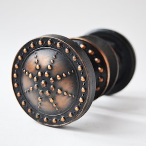 Vintage UdSSR Türknauf, Kupfer plattierter Innengriff, 1970er Jahre