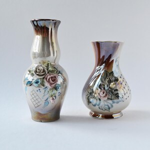 Ceramic vase, Vintage small vase for flowers