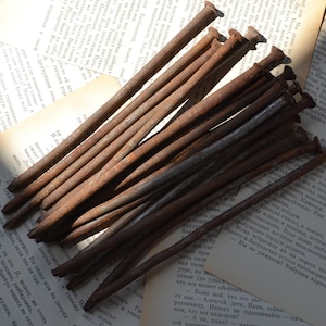 Vintage large iron nails