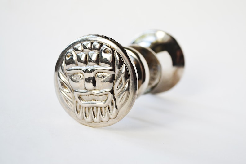 Vintage Metal Door Knobs, Interior Door Handles, Mid Century Hardware, Soviet 1970s, Retro Home Renovation, Industrial Decor image 1