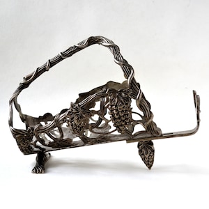 Wine bottle holder, Vintage wine accessories