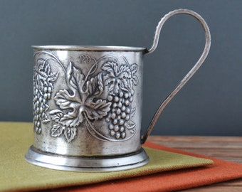 Podstakannik, raisins, porte-verre en métal, accessoires de thé, porte-gobelet soviétique