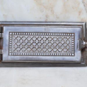 Cast iron wood fired oven door, Antique fireplace door