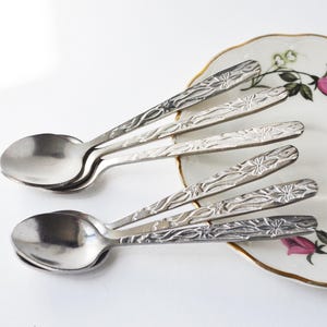 Vintage Coffee Spoon Set, Stainless steel Small Spoons