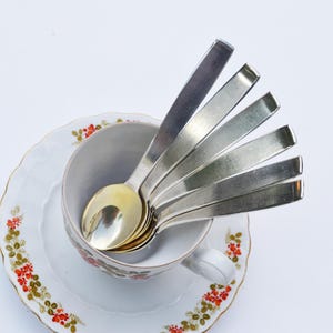 Vintage Tea Spoons, Small Spoon Set, Tea Accessories