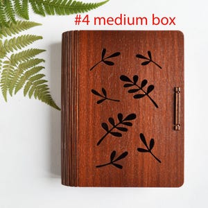 Wooden box with lid, Holder for playing cards, wood jewelry box,  Wooden keepsake box