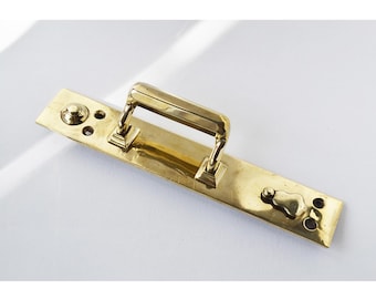装飾的な金属製ドアハンドルセット　アンティーク　真鍮 il_1080xN.3292679277_7p5x.jpg