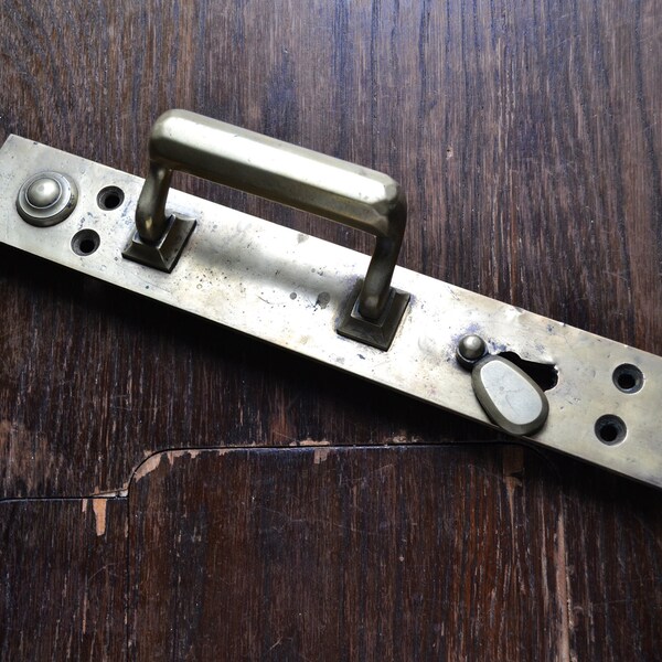 Brass Door Handle Etsy