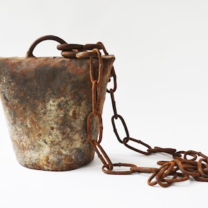 Cowbell BOTALO with chain, Vintage bell