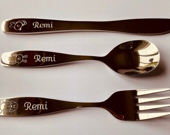 personalized children's cutlery sets