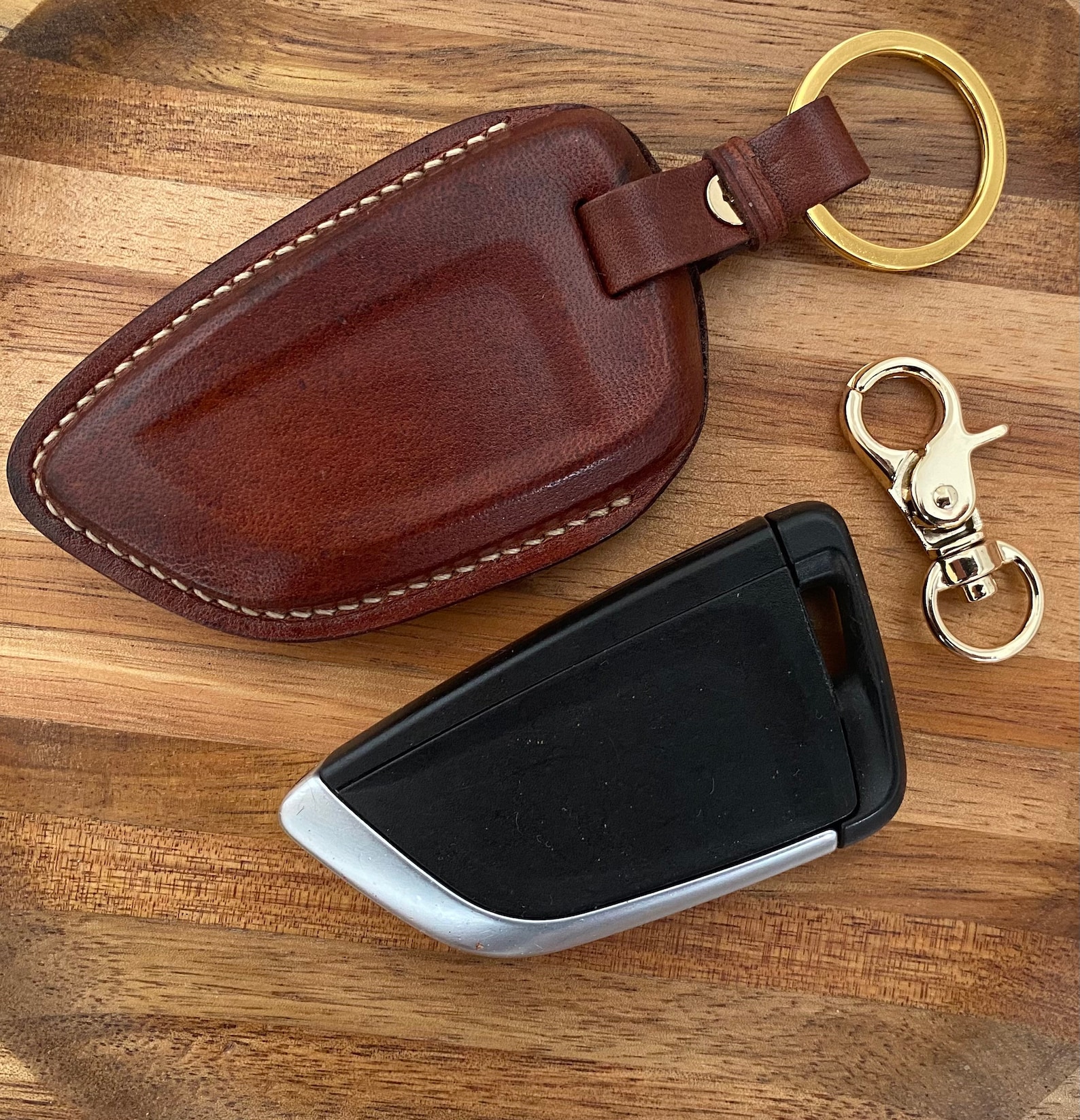 Handmade Leather Car Key Case Car Accessories Key Fob Cover Etsy