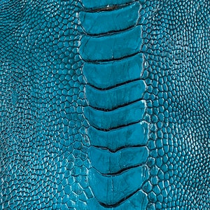 Ostrich leg skin leather tanned genuine leg skin ostrich leather