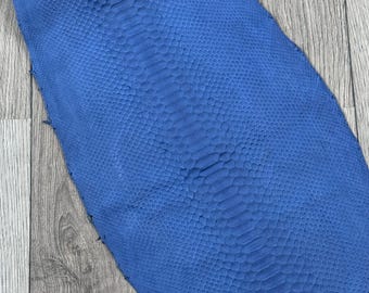 Cuero de pitón genuino, piel de serpiente, piel de serpiente, cuero de pitón real, piel de serpiente real, piel de pitón mate