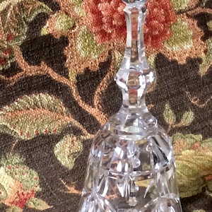 Crystal Bell, Handcut Lead, made in West Germany