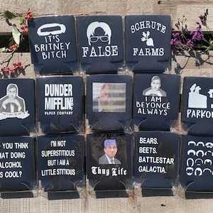 Office inspired Can coolers