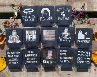 Office inspired Can coolers