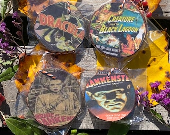 Classic Monsters inspired Ornament Set