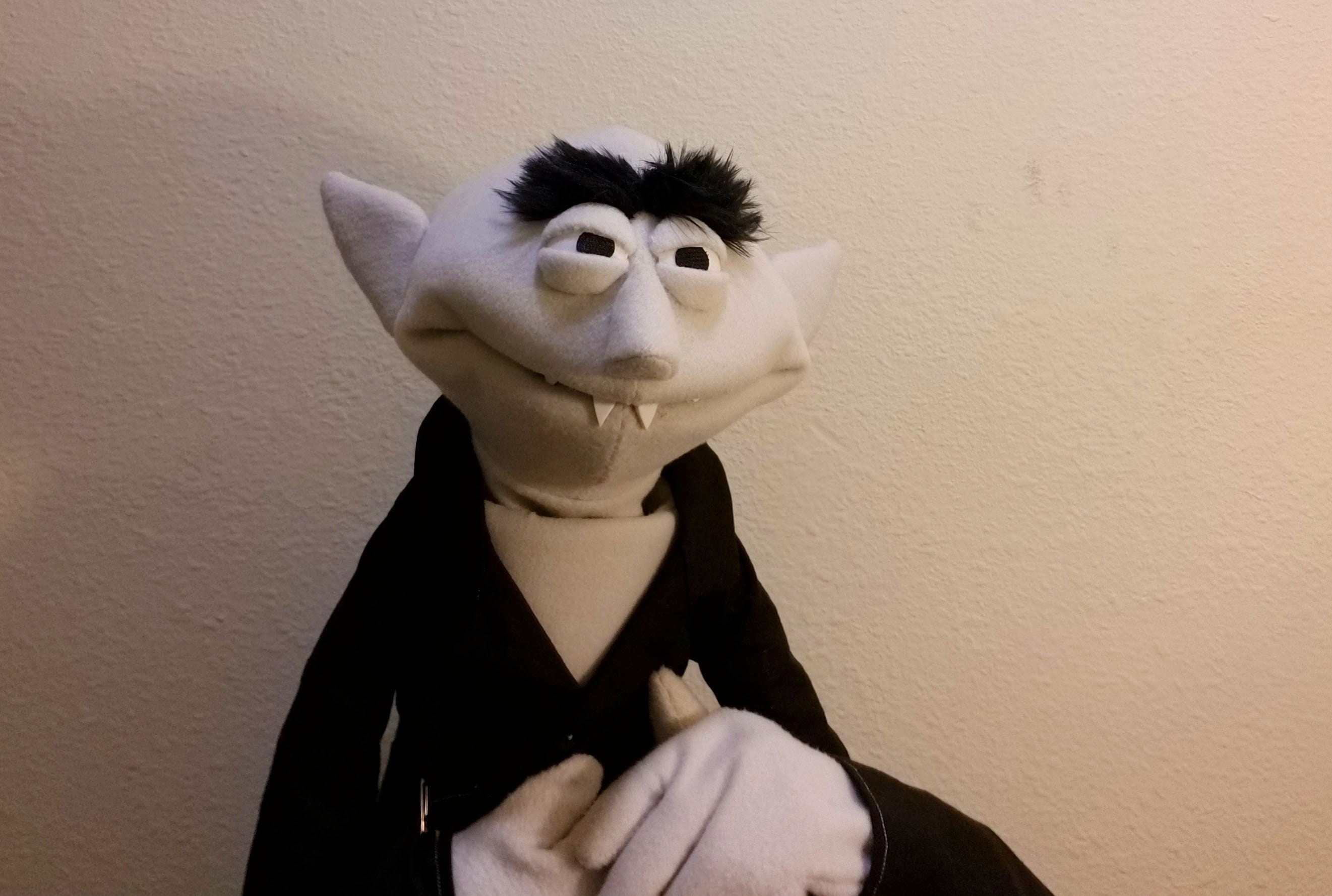 Vampire live hand puppet | Etsy