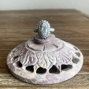 Forget-Me-Not Flower Ring - Handmade to Order- Sterling Silver Ring