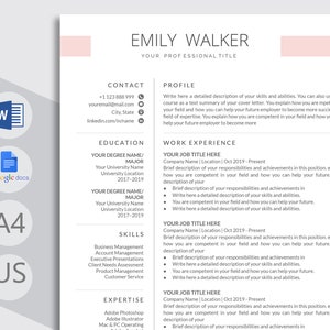 Marriage Resume Template Word Resume For Marriage Marriage Etsy