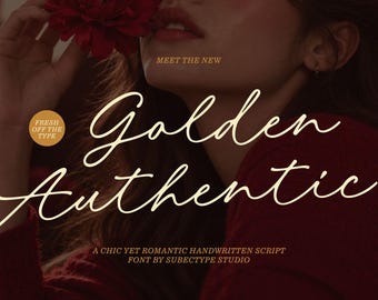 Handwritten Script Font: Cursive, Thin, Logo Design
