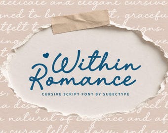 Handwritten Script Font: Cursive, Bold, Logo Design