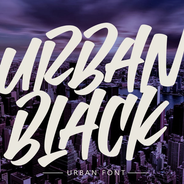 Urban Black, Graffiti Font, Best Seller Font, Clothing Font, sport Font, Cricut Font, Poster font, movie font, Adventure Font, Travel Font,