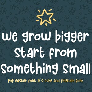 Pop Ostern Schriftart, Süße Schriftart, Kinder Schriftart, Baby Schriftart, Kind Schriftart, Schule Schriftart, Lehrer Schriftart, Cricut Font, Procreate Font, Fun Font