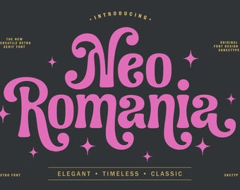 Neo Romania - Decoratif Serif Font