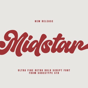 Retro font, Vintage Font, Groovy Font, SVG Font, 70s Font, Swirl Font, Lettering Font, Procreate Font, Canva Font, Nostalgic Font, Fonts,