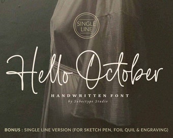 Single Line font, Sketch font, Monoline Font, Cutting font, Cricut Font, Logo Font, Line Font, Thin Font, Branding Font, Signature font,