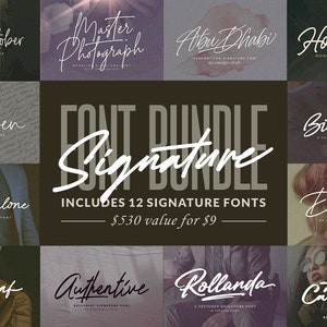 Font Bundle, Signature font, Handwritten Font, Logo Font, Planner Font, Journal Font, Font For Cricut, Procreate Font, iPad Font, Fonts,