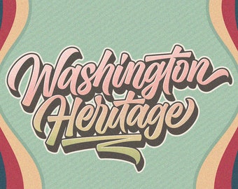 Groovy 70s Lettering Font: Retro Swirl, Urban Style