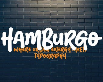 Hamburgo - Urban Graffiti Font