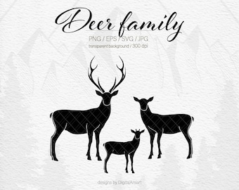 Free Free 211 Family Deer Svg SVG PNG EPS DXF File