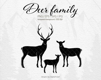 Free Free 211 Family Deer Svg SVG PNG EPS DXF File