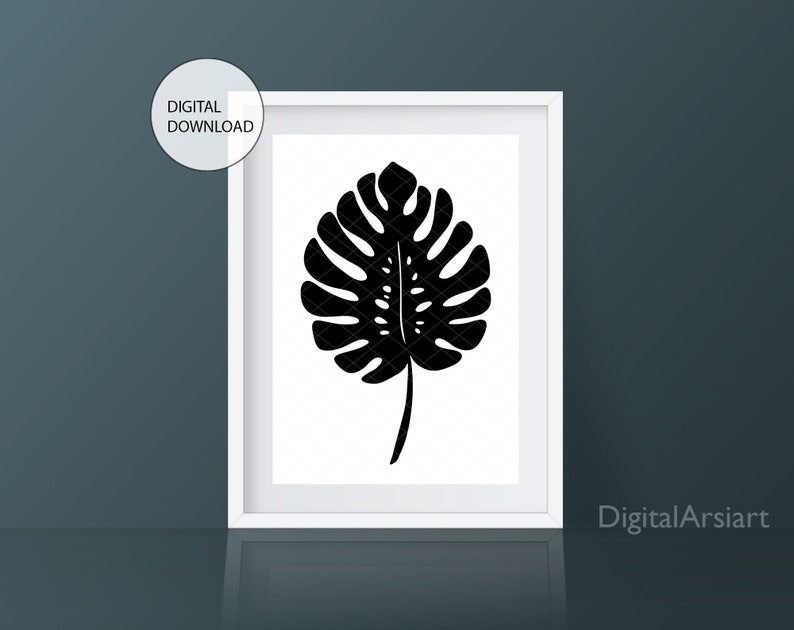 Download Tropical leaves svg Tropical paper leaf template SVG Cut ...