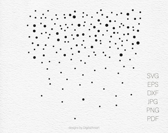 Confetti svg Background svg Confetti background svg Dots background svg Stencil dots svg Dots background cut file Christmas vector _713