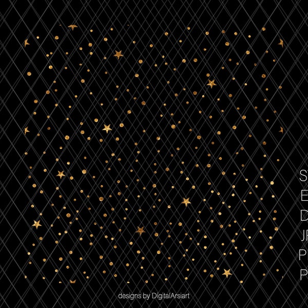 Stars background svg Stars svg Seamless pattern svg Gold star svg Star cut files Galaxy svg Vector stars eps Celestial svg Sparkles vector