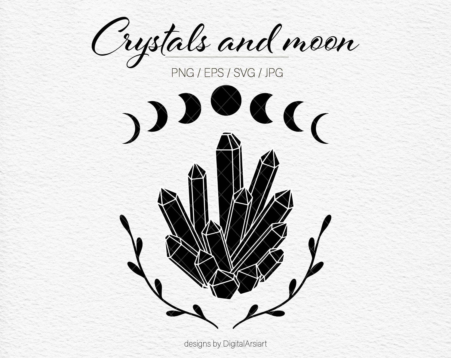 Crystal Svg Crystals Vector Crystals Cricut Cut File Crystals - Etsy