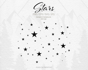 Stars svg Stars background svg Star svg Silhouette Star cut files Galaxy svg Vector stars eps Shine svg Celestial Sparkles svg _478