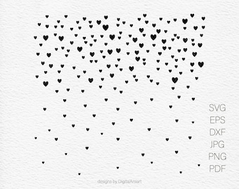 Heart svg background Heart background svg Hearts svg Valentines svg Love heart pattern SVG Heart confetti Background Cut File with heart