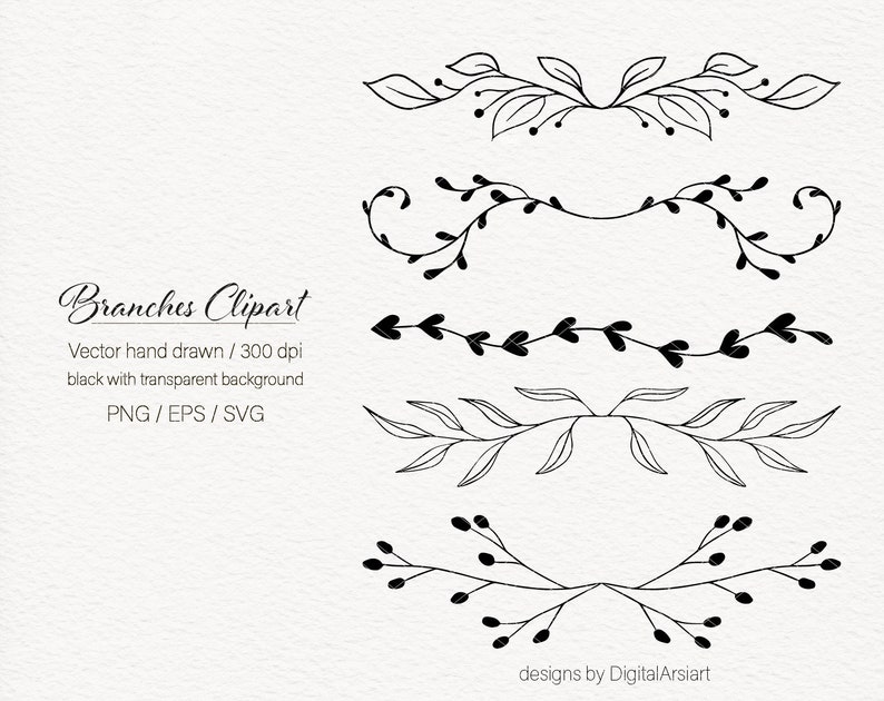 Download Border svg Floral border svg Text dividers SVG Branch svg ...