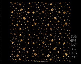 Seamless star pattern svg Stars background svg Stars svg Gold star svg Star cut files Galaxy svg Vector stars eps Celestial svg vector