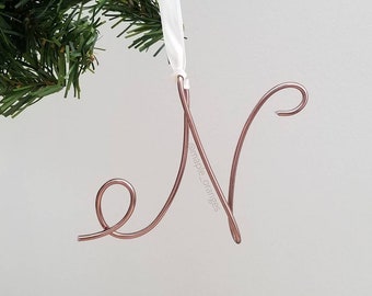 Letter Ornaments For Christmas Tree