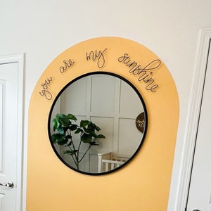 you are my sunshine wall art (2 sizes). Sunshine nursery decor. Sunshine nursery wall art. New baby gift.